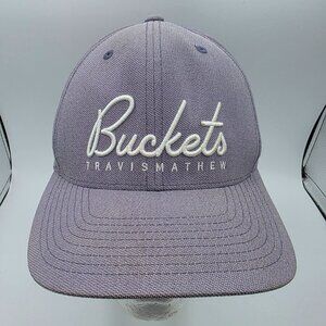 Travis Mathew Buckets No Curfew 2.0 Adjustable Hat Gray Casual Party Outdoors
